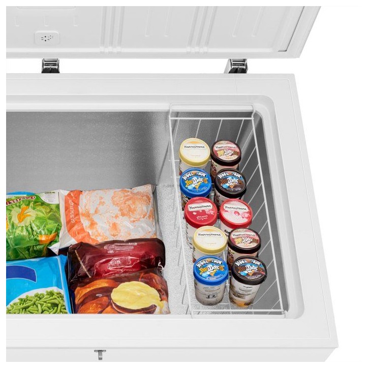 Congélateur coffre - CONTINENTAL EDISON - CECC372WD - 372 L - 130 x 40 x 84,5 cm - Classe D - Blanc Congélateur coffre - CONTINENTAL EDISON - CECC372WD - 372 L - 130 x 40 x 84,5 cm - Classe D - Blanc