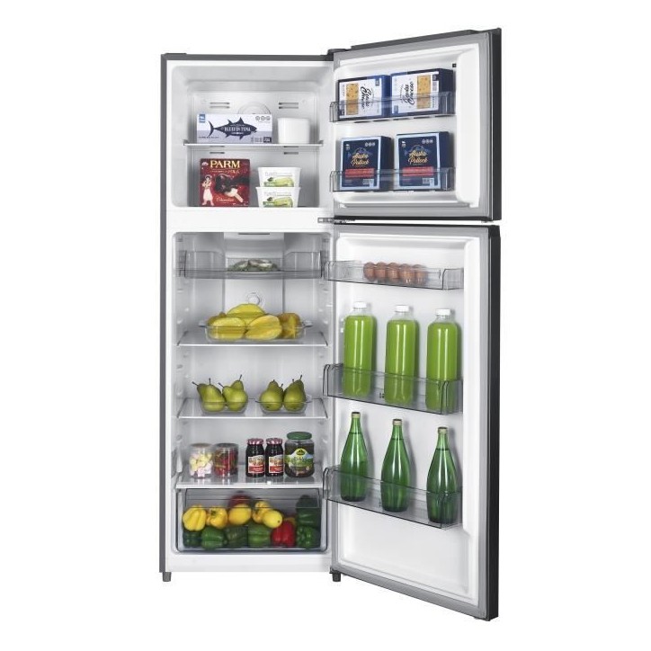 Réfrigérateur congélateur haut CONTINENTAL EDISON CEF2D334NFS - total No Frost - Classe E - moteur inverter - 334L -L60xH170c