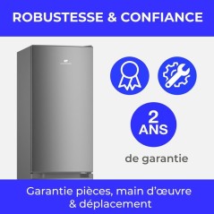 Réfrigérateur combiné - CONTINENTAL EDISON - CEFC225NFS - 225L - To