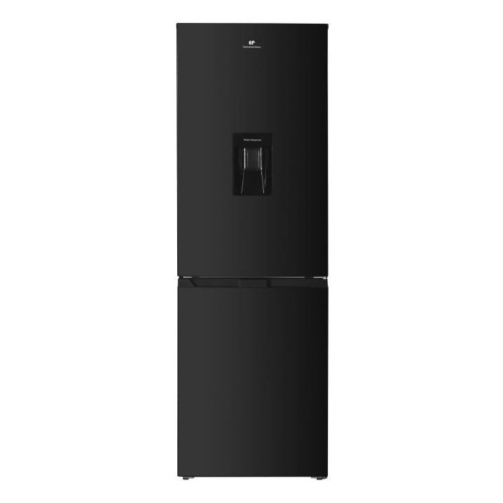 Réfrigérateur congélateur bas - CONTINENTAL EDISON - 325L - Total No Frost - distributeur d'eau- Noir - Classe D Réfrigérateur congélateur bas - CONTINENTAL EDISON - 325L - Total No Frost - distributeur d'eau- Noir - Classe D