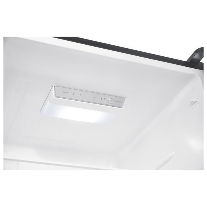 Réfrigérateur congélateur bas - CONTINENTAL EDISON - 325L - Total No Frost - distributeur d'eau- Noir - Classe D Réfrigérateur congélateur bas - CONTINENTAL EDISON - 325L - Total No Frost - distributeur d'eau- Noir - Classe D