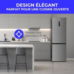 Réfrigérateur combiné - CONTINENTAL EDISON - CEFC400NFIXD - 402 L -