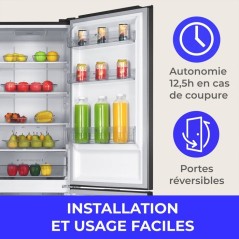 Réfrigérateur combiné - CONTINENTAL EDISON - CEFC400NFIXD - 402 L -
