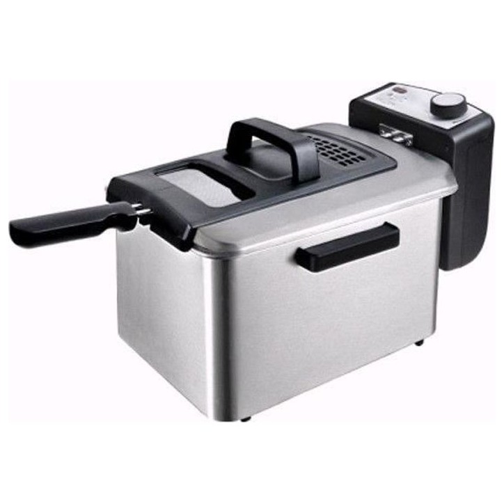 CONTINENTAL EDISON CEFR4IX3 - Friteuse 4 Litres - 2000W CONTINENTAL EDISON CEFR4IX3 - Friteuse 4 Litres - 2000W