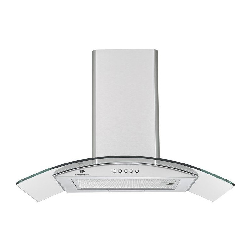 Hotte décorative - CONTINENTAL EDISON - CEH60GS2 - Classe A - 60 x 47