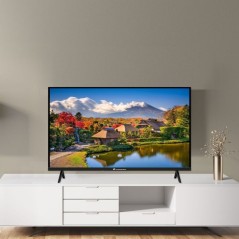 TV LED HD - CONTINENTAL EDISON - 32“ (81 cm) - 2xHDMI - 2xUSB - Noir