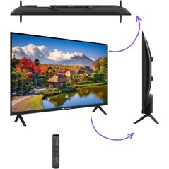 TV LED HD - CONTINENTAL EDISON - 32“ (81 cm) - 2xHDMI - 2xUSB - Noir