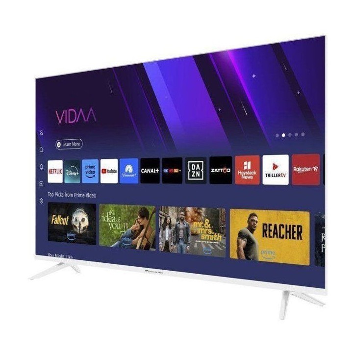 TV LED UHD QLED - CONTINENTAL EDISON - CELED43SVQLB26B7 - 43“ (108 cm) - 3xHDMI, 2xUSB - Blanc TV LED UHD QLED - CONTINENTAL EDISON - CELED43SVQLB26B7 - 43“ (108 cm) - 3xHDMI, 2xUSB - Blanc