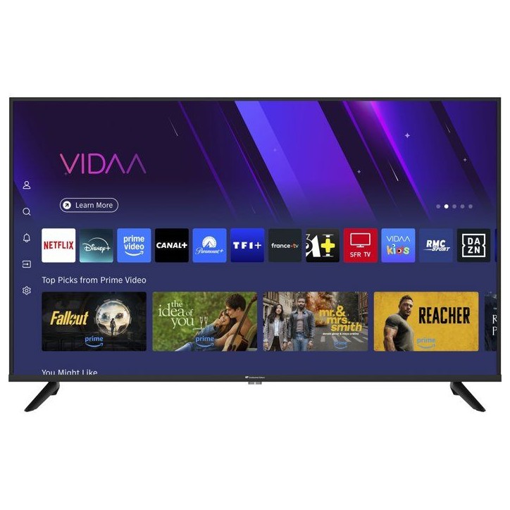 CONTINENTAL EDISON - CELED43SVQLD26B7 - TV LED UHD QLED 43“ (110 cm) - 3xHDMI, 2xUSB - Noir CONTINENTAL EDISON - CELED43SVQLD26B7 - TV LED UHD QLED 43“ (110 cm) - 3xHDMI, 2xUSB - Noir