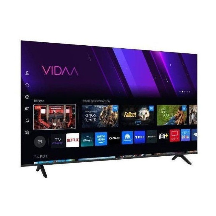 TV LED QLED - CONTINENTAL EDISON - 65“ (164 cm) - 3xHDMI - 2xUSB - Noir - CELED65SV2QL25B6 TV LED QLED - CONTINENTAL EDISON - 65“ (164 cm) - 3xHDMI - 2xUSB - Noir - CELED65SV2QL25B6