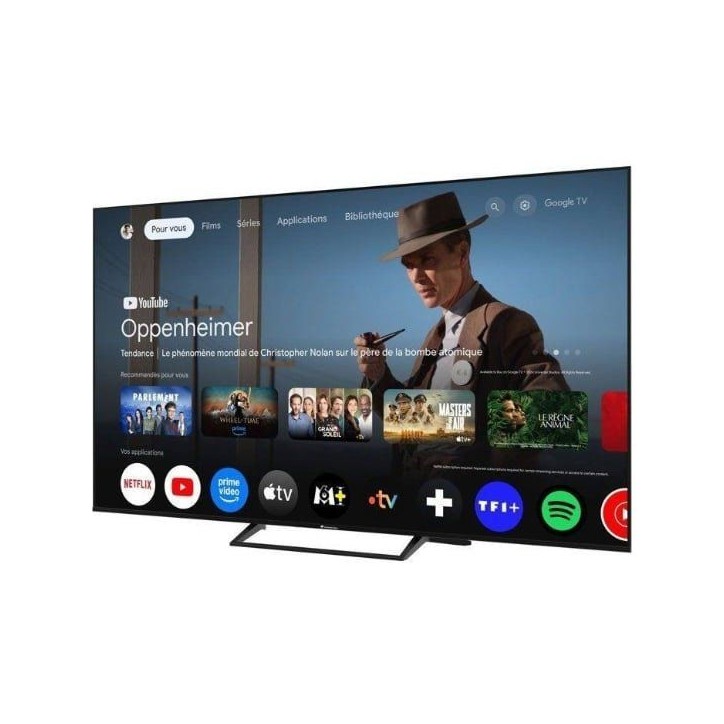 CONTINENTAL EDISON - CELED75SVQLD26B6 - TV QLED UHD 4K 75'' (189 cm) - SMART GOOGLE - 3xHDMI - 2xUSB CONTINENTAL EDISON - CELED75SVQLD26B6 - TV QLED UHD 4K 75'' (189 cm) - SMART GOOGLE - 3xHDMI - 2xUSB