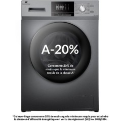 Lave-linge hublot - CONTINENTAL EDISON - CELL12140ISP - 12kg - Inducti