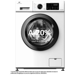 Lave-linge hublot CONTINENTAL EDISON CELL8120IWP - 8 kg - Induction -