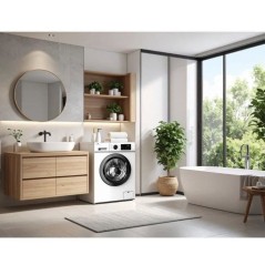 Lave-linge hublot CONTINENTAL EDISON CELL8120IWP - 8 kg - Induction -