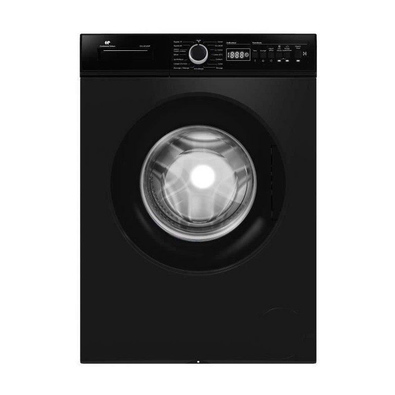 Lave-linge hublot - Pose libre - CONTINENTAL EDISON - CELL812IBP - 8 k