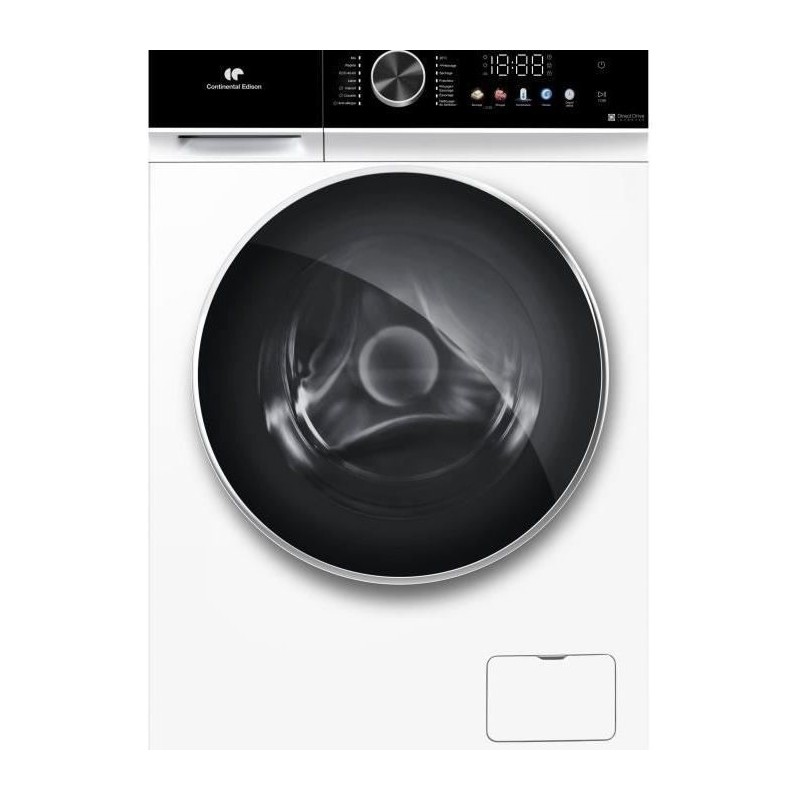Lave-linge séchant - CONTINENTAL EDISON - CELS106W - 10kg / 6kg - Mot