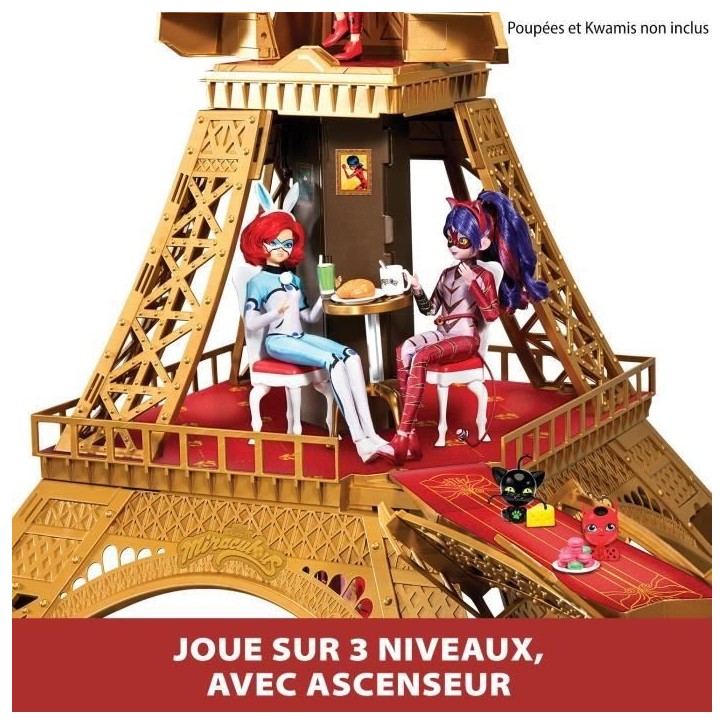 Playset deluxe Paris - BANDAI - Miraculous - Plus de 1,20 m avec accessoires Playset deluxe Paris - BANDAI - Miraculous - Plus de 1,20 m avec accessoires