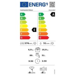 Lave-linge séchant - CONTINENTAL EDISON - CELS106W - 10kg / 6kg - Mot