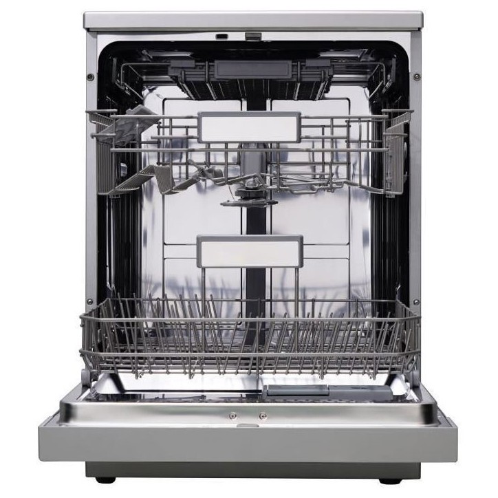 Lave-vaisselle pose libre CONTINENTAL EDISON CELV1544IXP - 15 couverts - 42dB-Silver Lave-vaisselle pose libre CONTINENTAL EDISON CELV1544IXP - 15 couverts - 42dB-Silver