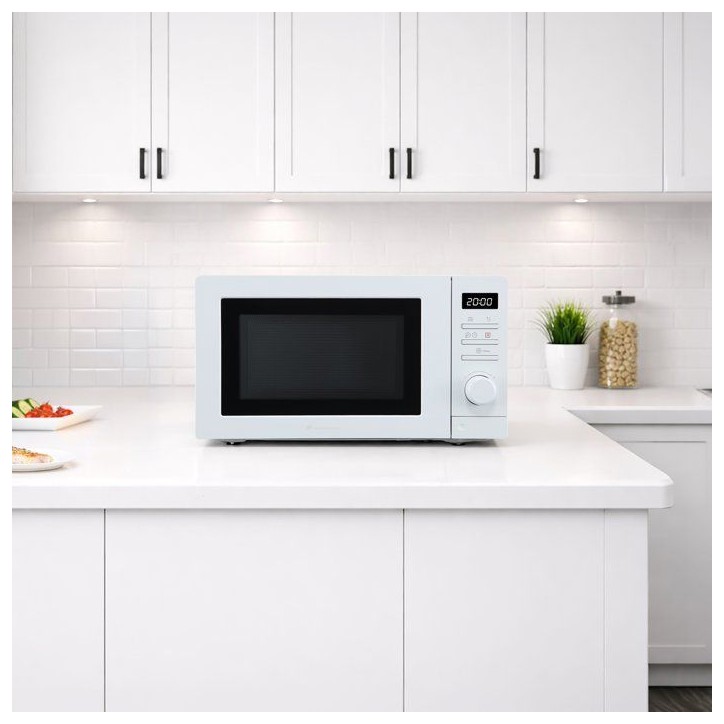 Micro-ondes - CONTINENTAL EDISON - CEMO20DW - Blanc - 1050 W - 20 L - 43,4 x 32,9 x 24,1 cm Micro-ondes - CONTINENTAL EDISON - CEMO20DW - Blanc - 1050 W - 20 L - 43,4 x 32,9 x 24,1 cm