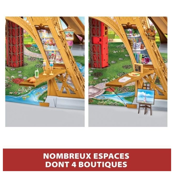 Playset deluxe Paris - BANDAI - Miraculous - Plus de 1,20 m avec accessoires Playset deluxe Paris - BANDAI - Miraculous - Plus de 1,20 m avec accessoires