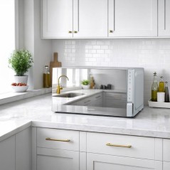 Micro-ondes - CONTINENTAL EDISON - CEMO25UX - Inox - 1400 W - 25 L - 4