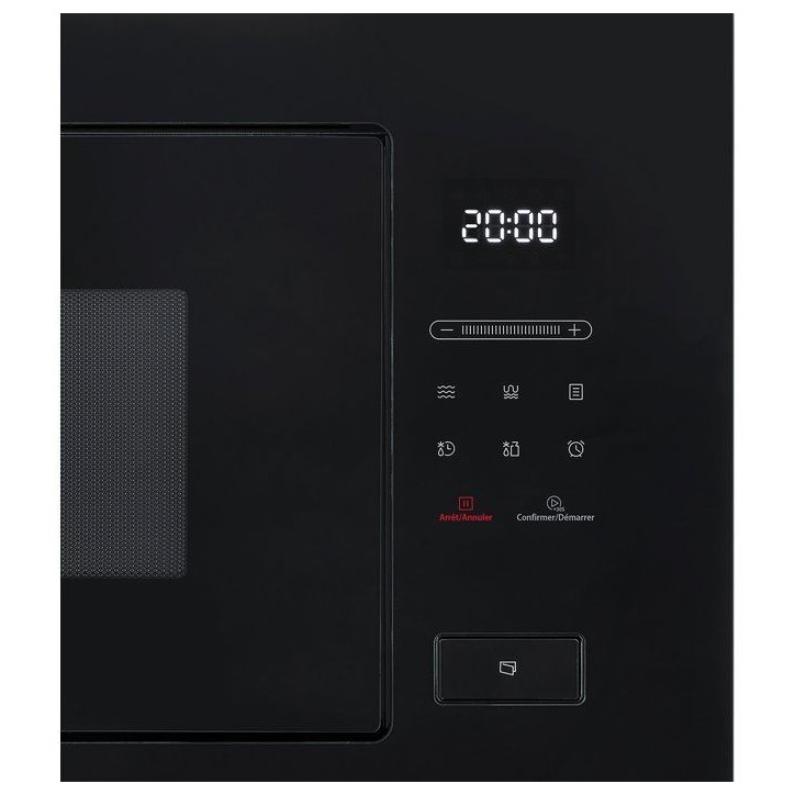 Micro-ondes encastrable sans plateau tournant -Flatbed CONTINENTAL EDISON -CEMO26GEFB - Noir - 1450 W - 26 L - 59,5 x 36,9 x 38, Micro-ondes encastrable sans plateau tournant -Flatbed CONTINENTAL EDISON -CEMO26GEFB - Noir - 1450 W - 26 L - 59,5 x 36,9 x 38,