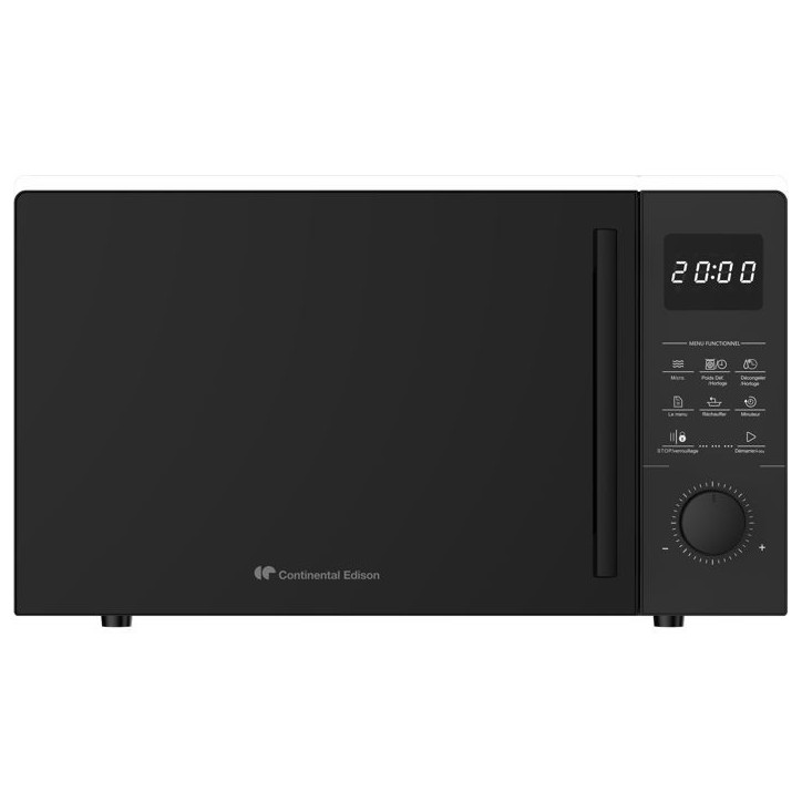 Micro-ondes pose libre - CONTINENTAL EDISON - CEMO28MB2 - Noir - 28 L - 1440 W - 51 x 36,7 x 30,4 cm - Multifonction Micro-ondes pose libre - CONTINENTAL EDISON - CEMO28MB2 - Noir - 28 L - 1440 W - 51 x 36,7 x 30,4 cm - Multifonction
