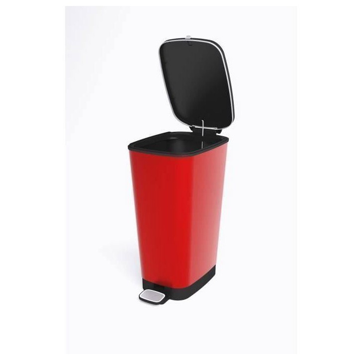 Poubelle a Pédale - Chic Bin Style - 42,5 L - Rouge - KIS Poubelle a Pédale - Chic Bin Style - 42,5 L - Rouge - KIS