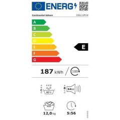 Seche-linge pompe a chaleur CONTINENTAL EDISON CESL12PCW - 12 kg - 60