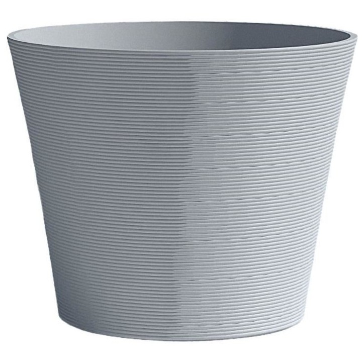 Pot de fleurs - GARDEN ID - Green Care Sense Pierre bleue - 30 x 27 cm - Garantie de 10 ans - 100% recyclé - Résistance UV et