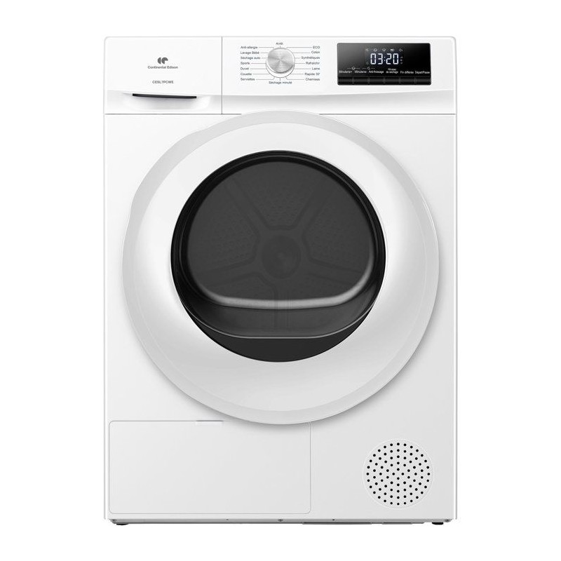 Seche-linge pompe a chaleur - CONTINENTAL EDISON - CESL7PCWE - 7 kg -