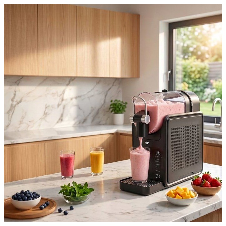 Machine a granité et a glace - CONTINENTAL EDISON - CESMBLK - 2 L - 5 programmes - Noir