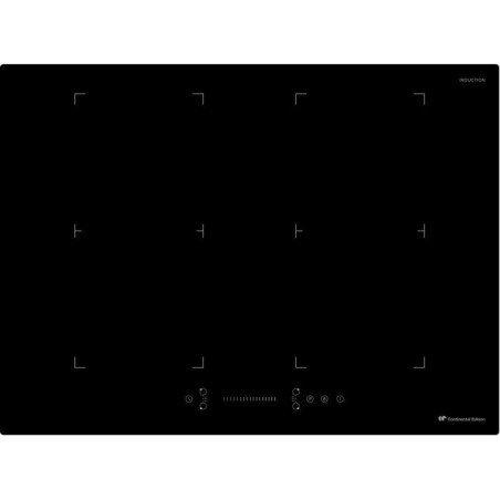Plaque a induction - CONTINENTAL EDISON - 4 foyers - 7200 W - 70 cm -