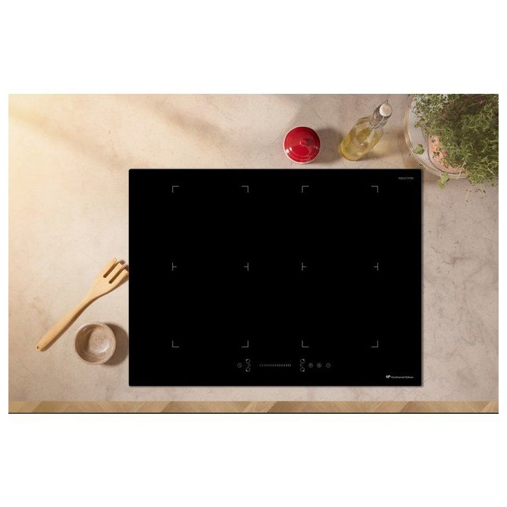 Plaque a induction - CONTINENTAL EDISON - 4 foyers - 7200 W - 70 cm - CETI724Z2FLEX - Noir Plaque a induction - CONTINENTAL EDISON - 4 foyers - 7200 W - 70 cm - CETI724Z2FLEX - Noir