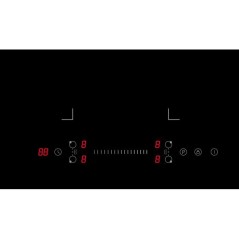Plaque a induction - CONTINENTAL EDISON - 4 foyers - 7200 W - 70 cm -