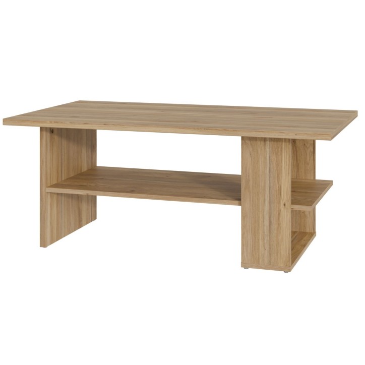 Table Basse Rectangulaire - COFFEE TABLES – Finition Chene Mauvella – 2 Plateaux – 110 × 60 × 45 cm Table Basse Rectangulaire - COFFEE TABLES – Finition Chene Mauvella – 2 Plateaux – 110 × 60 × 45 cm