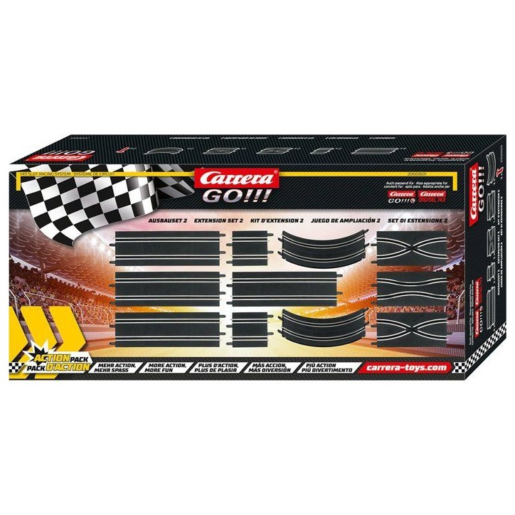 Kit d'extension circuit - CARRERA GO!!! - Extension set 2 - Des 6 ans Kit d'extension circuit - CARRERA GO!!! - Extension set 2 - Des 6 ans