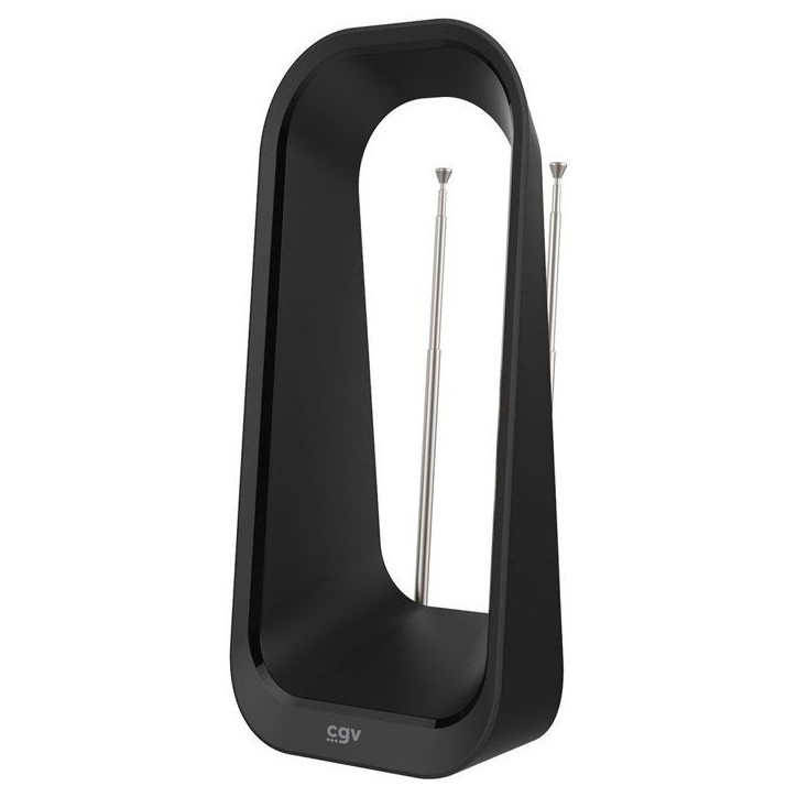 Antenne TV intérieure amplifée - CGV - AN-Rise - Réception VHF/UHF - Alimentation secteur - Compatible TNT Antenne TV intérieure amplifée - CGV - AN-Rise - Réception VHF/UHF - Alimentation secteur - Compatible TNT