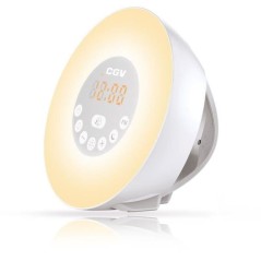Radio réveil - CGV - CR ARUNA - Simulateur d'aube - DAB+, FM ou Web -