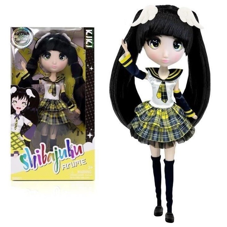 Grande Poupée Kawai style Japon 30 cm - Poupée Kiki - BANDAI - Licence Officielle Shibajuku Anime Grande Poupée Kawai style Japon 30 cm - Poupée Kiki - BANDAI - Licence Officielle Shibajuku Anime