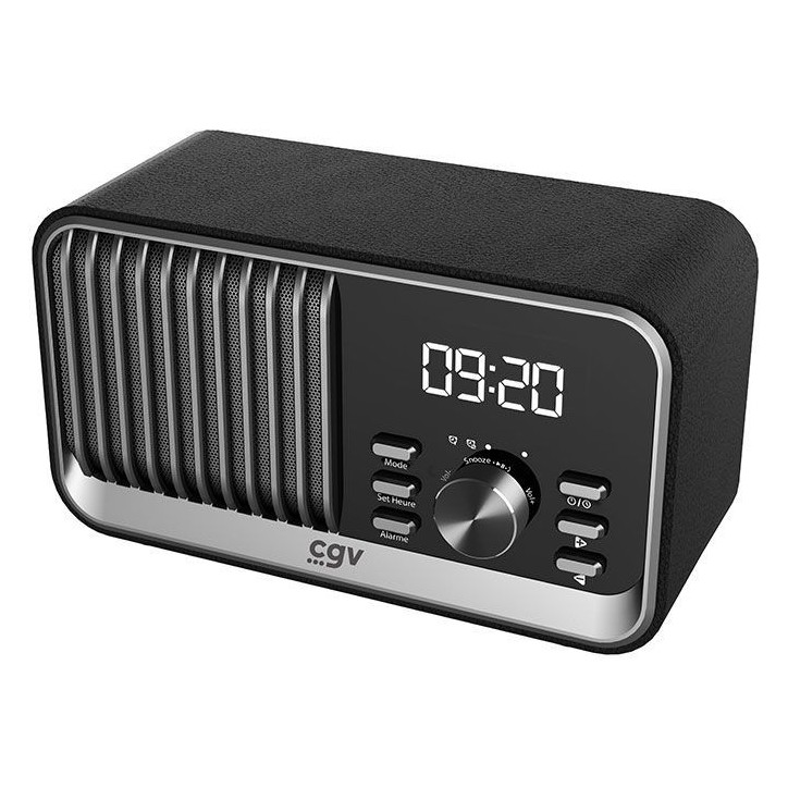 Radio FM portable - CVG - BeBop FM - Bluetooth - Batterie intégrée - Noir Radio FM portable - CVG - BeBop FM - Bluetooth - Batterie intégrée - Noir