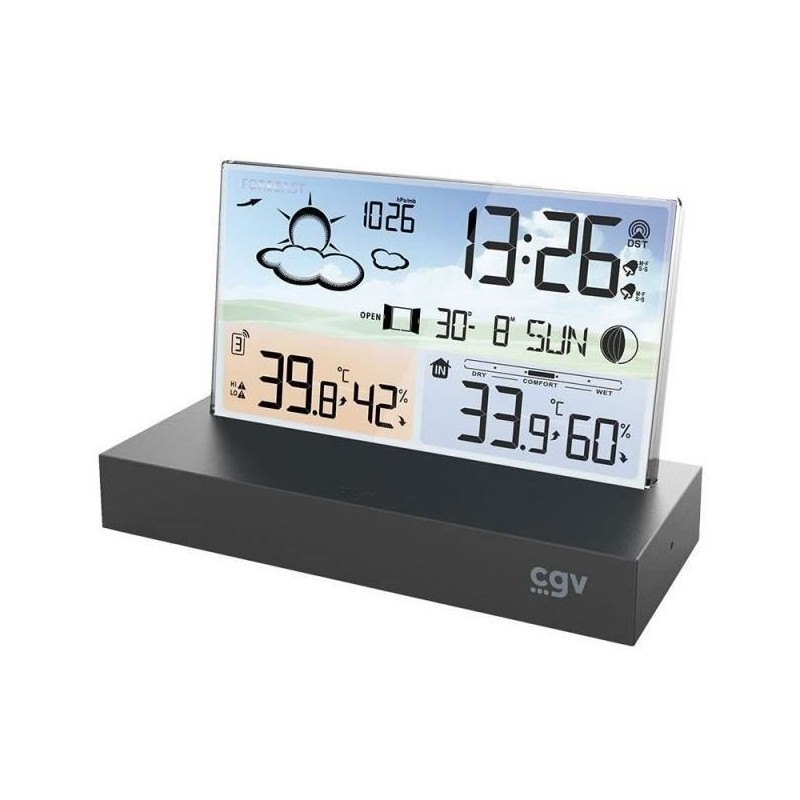 Station météo - CGV - 19004 - METEOFLEX - Sans fil - écran plat