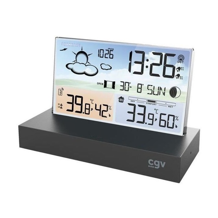 Station météo - CGV - 19004 - METEOFLEX - Sans fil - écran plat