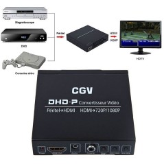 Convertisseur TV - CGV - DHD-P Péritel vers HDMI - Fonction upscallin