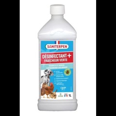 SANITERPEN Plus 1L - Désinfectant fraicheur Verte - Bactéricide, par