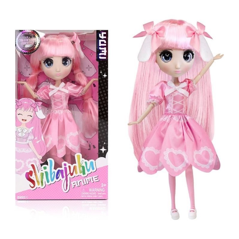 Grande Poupée Kawai style Japon 30 cm - Poupée Yumi - BANDAI - Licen Grande Poupée Kawai style Japon 30 cm - Poupée Yumi - BANDAI - Licen
