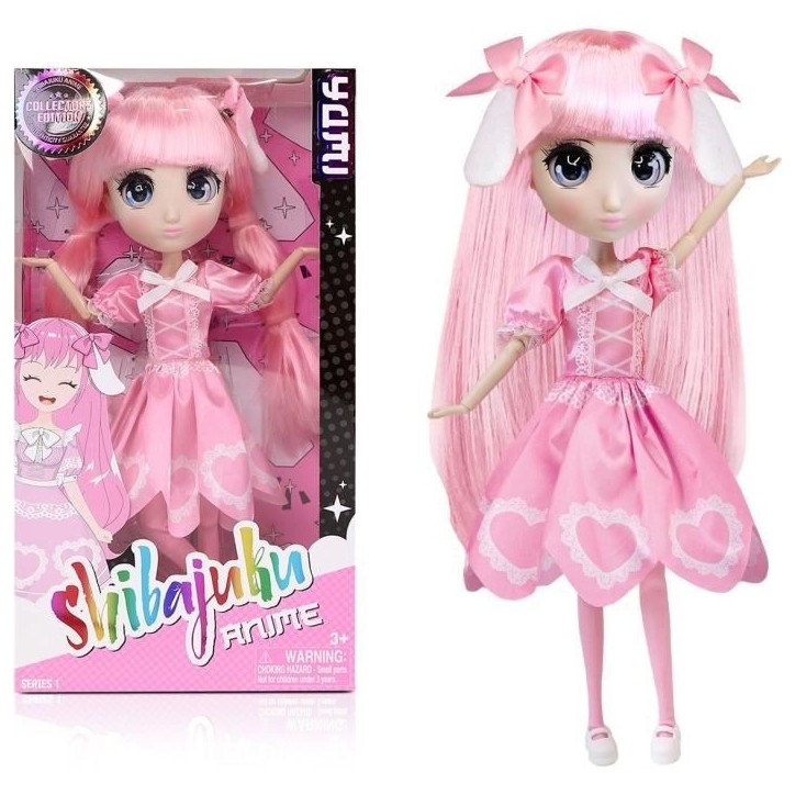 Grande Poupée Kawai style Japon 30 cm - Poupée Yumi - BANDAI - Licence Officielle Shibajuku Anime Grande Poupée Kawai style Japon 30 cm - Poupée Yumi - BANDAI - Licence Officielle Shibajuku Anime