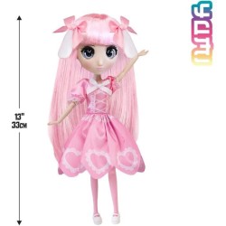 Grande Poupée Kawai style Japon 30 cm - Poupée Yumi - BANDAI - Licen