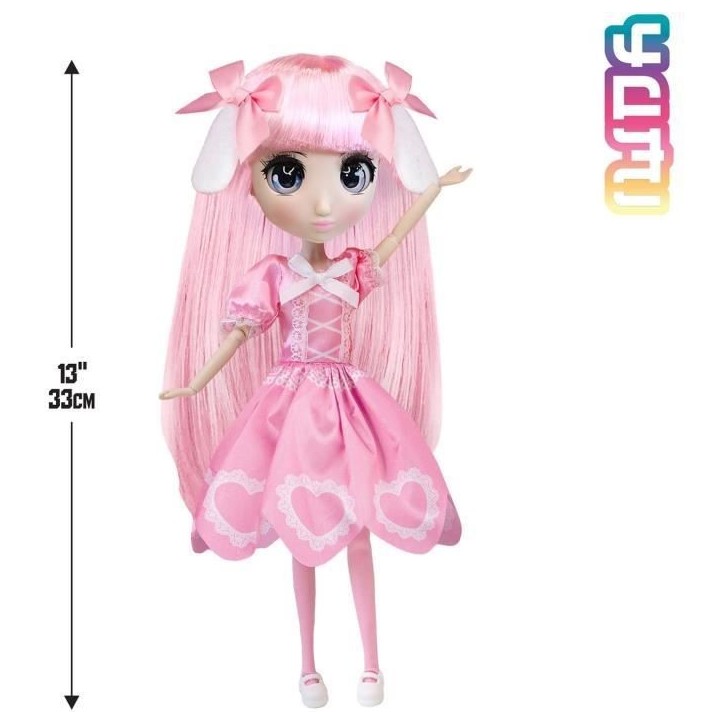 Grande Poupée Kawai style Japon 30 cm - Poupée Yumi - BANDAI - Licence Officielle Shibajuku Anime Grande Poupée Kawai style Japon 30 cm - Poupée Yumi - BANDAI - Licence Officielle Shibajuku Anime